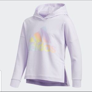 Adidas Badge of Sport Hoodie, Girls Size XL